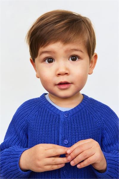 Кардиган из хлопка с лакированной вставкой артикул 1232243009