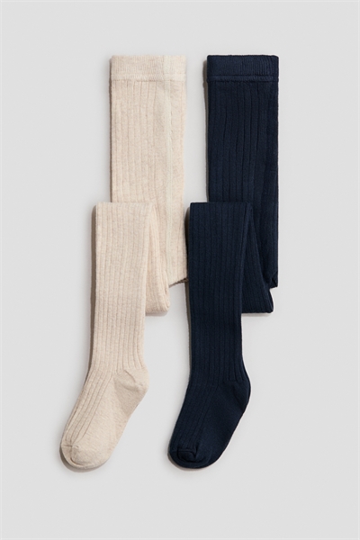 Колготки в рубчик 2 шт. артикул 1301397008