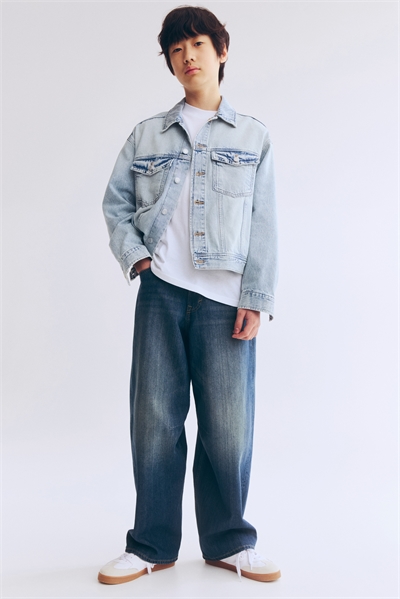 Джинсы широкие Barrel leg артикул 1310357003