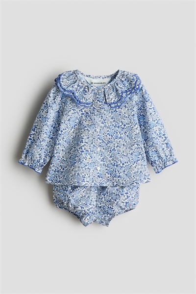 Комплект из 2 частей из хлопкового муслина артикул 1312972002