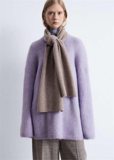 Вязаный шарф из кашемира артикул 1193640012