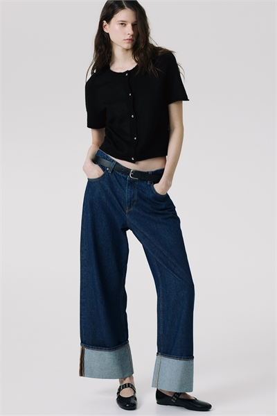 Кардиган из тонкой вязки с короткими рукавами артикул 1271644002