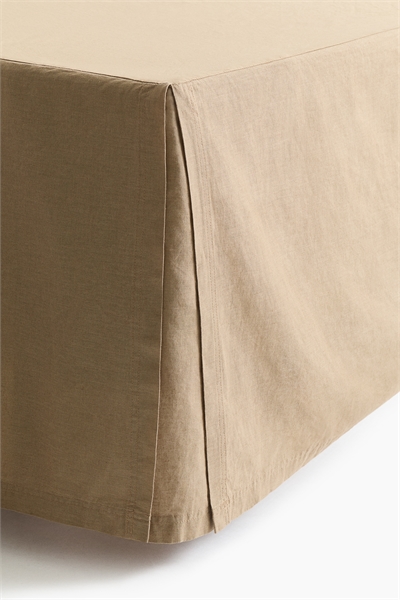 Двуспальный/королевский валанс из льняной смеси артикул 1034985006