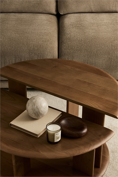 Набор из 2 деревянных журнальных столиков артикул 1315564001