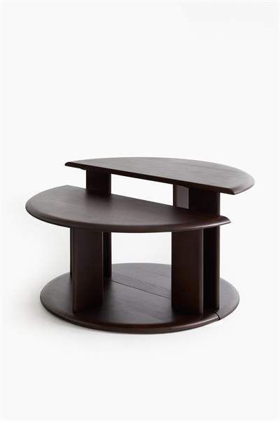 Набор из 2 деревянных журнальных столиков артикул 1315564002