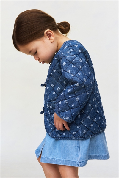 Стеганая джинсовая куртка артикул 1315994001