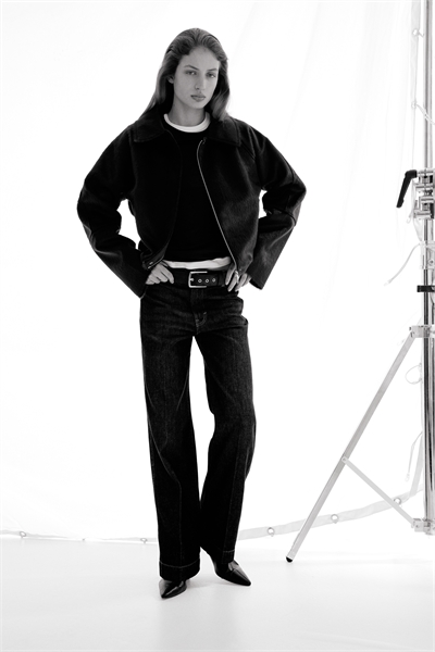 Джинсы с широкой высокой талией артикул 1318428002