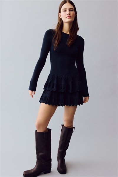 Платье с многослойной юбкой артикул 1319930002