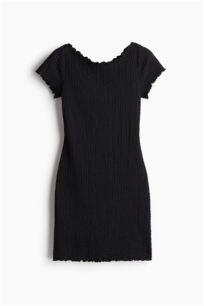 Платье с оверлочными деталями артикул 1269445001