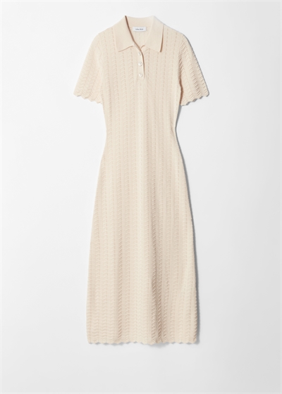 Платье-миди из пуантельевой вязки артикул 1284070002