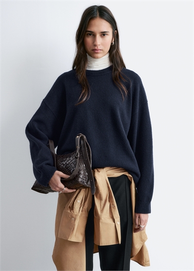 Свитер из трикотажа большого размера артикул 1319467003