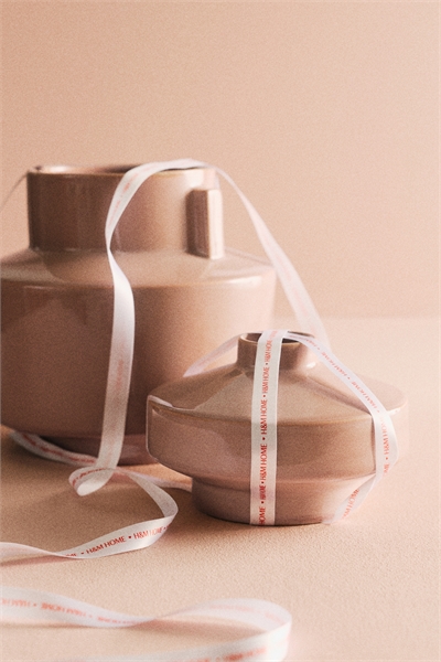 Небольшая ваза из керамогранита с реактивной глазурью артикул 1308949004