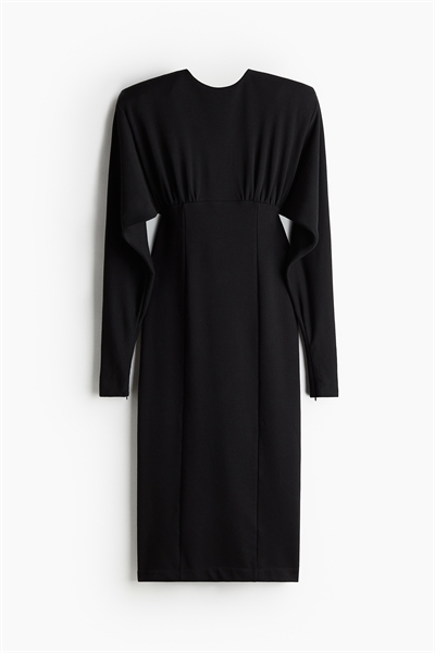 Платье-толстовка с рукавами летучая мышь артикул 1270887001