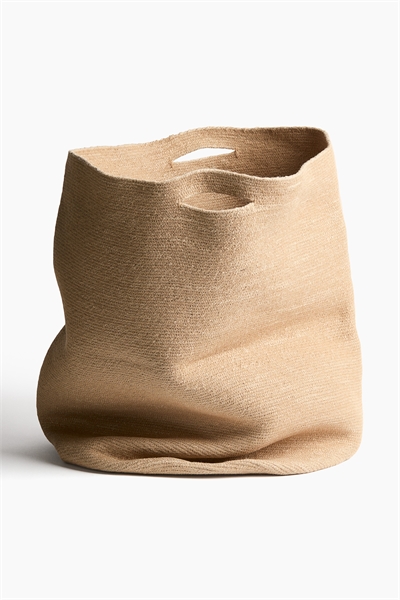 Большая джутовая корзина для хранения артикул 1299308001