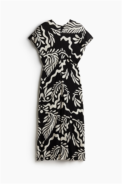 Платье с ленточным поясом артикул 1282650001