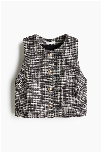 Жилет из трикотажа букле артикул 1277887001