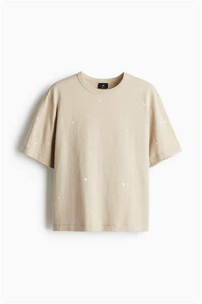 Футболка с принтом Oversized Fit артикул 1262290003