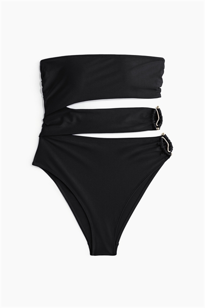 Купальник-бандо с мягкими чашечками артикул 1250884002