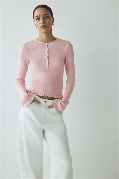 Трикотажный топ в рубчик артикул 1316037003