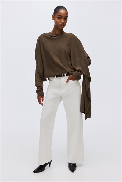 Джемпер с шарфовой отделкой артикул 1335843001