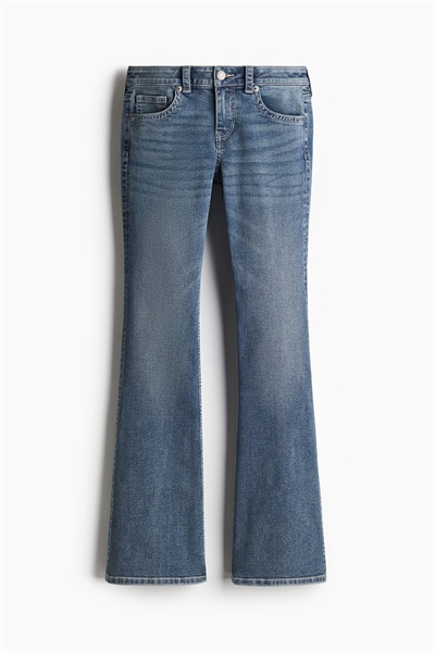 Расклешенные низкие джинсы артикул 1274271002