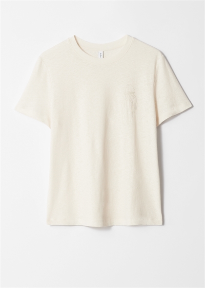 Футболка из льняной смеси артикул 1219420001