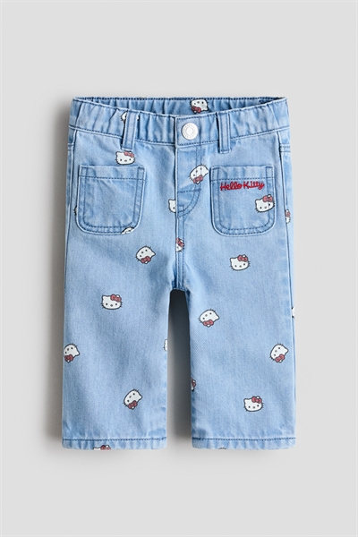 Джинсы с принтом артикул 1316469001