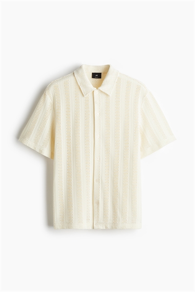 Рубашка Regular Fit из жаккардового трикотажа артикул 1262919001