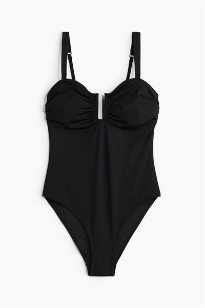 Купальник-бандо с мягкими чашечками артикул 1268209001