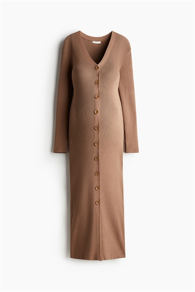 MAMA Трикотажное платье на пуговицах спереди артикул 1255715001