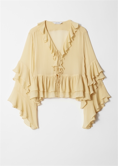 Блузка с оборками артикул 1283328002