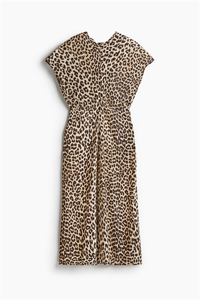 Платье с ленточным поясом артикул 1282650002