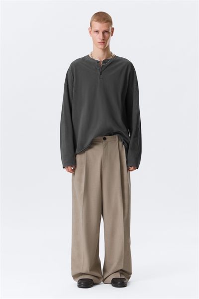 Костюмные брюки с плиссировкой Nate Loose Fit артикул 1270360005