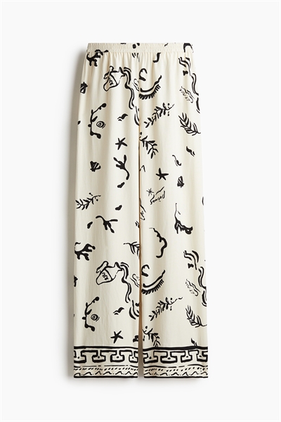 Брюки из льняной смеси артикул 1273614001