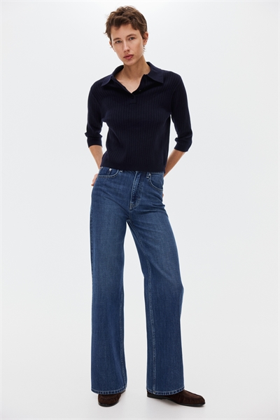 Топ с ребристой вязкой артикул 1330828002