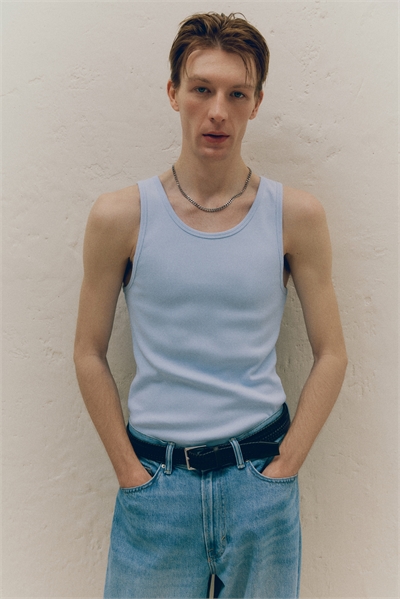 Майка в рубчик Slim Fit артикул 1158014013