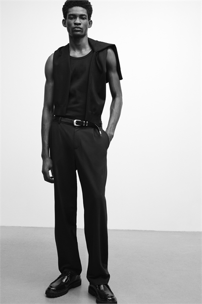 Брюки из джерси с расслабленной посадкой артикул 1281434001