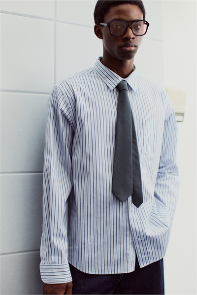 Рубашка из поплина Regular Fit артикул 1298449005