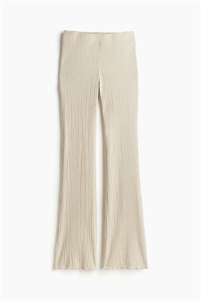 Текстурированные расклешенные леггинсы артикул 1248833001