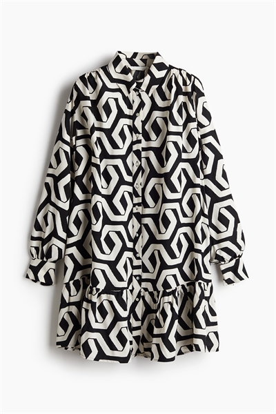 Платье-рубашка оверсайз артикул 1249485003