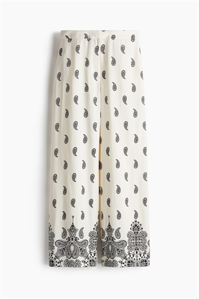 Брюки из узорчатой саржи артикул 1261237001