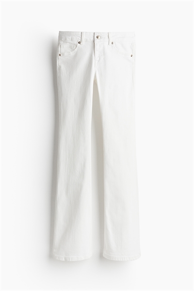 Расклешенные низкие джинсы артикул 1239854018