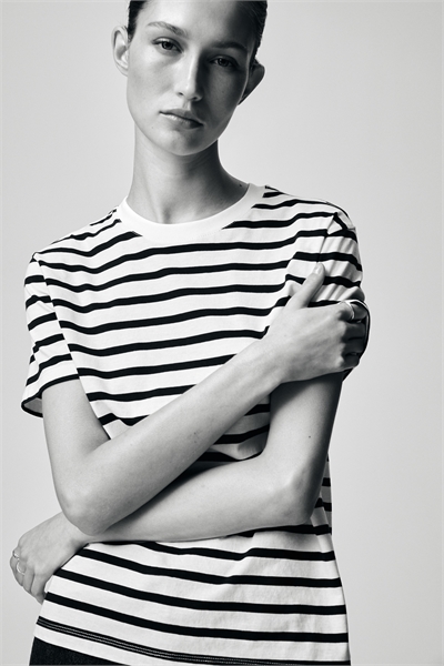 Хлопковая футболка артикул 0963662178