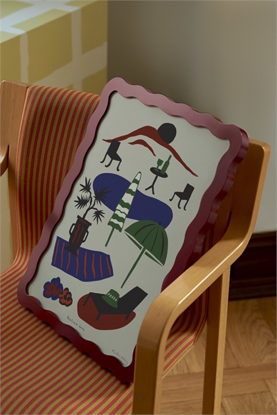 Волнистая рамка для фотографий Дерево артикул 1235921001