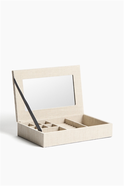 Льняная шкатулка для украшений артикул 1318464001