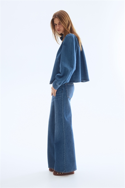 Жакет из твила с буфетными рукавами артикул 1319269004