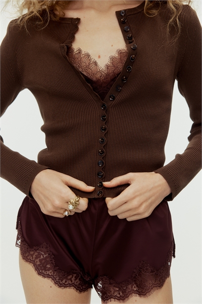 Ребристый кардиган артикул 1320748003