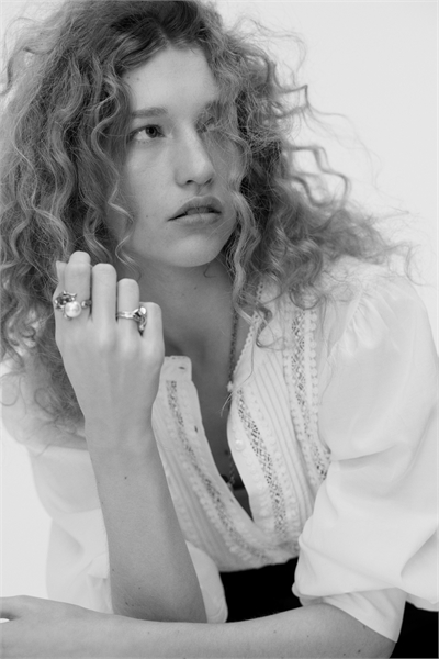 Блузка с рисунком артикул 1323939001