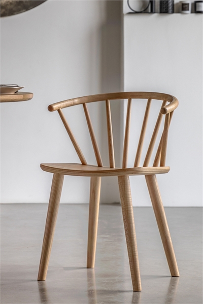 Комплект из 2 деревянных обеденных стульев артикул 1312822001