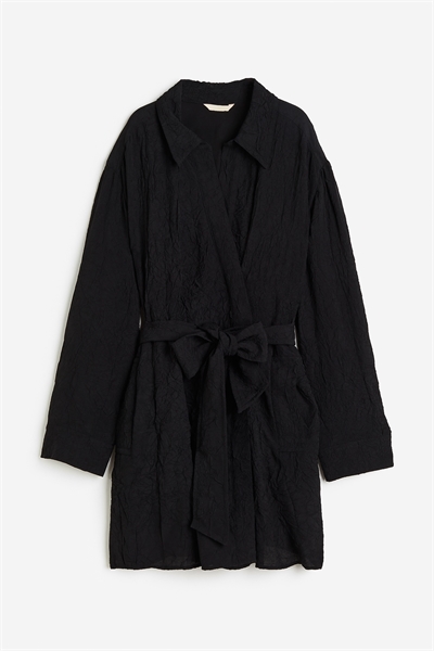 Платье-обертывание из текстурного плетения артикул 1177152001